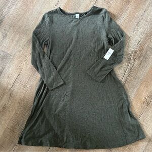 NWT Old Navy Petite Heathered Green Dress